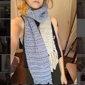 Colorblock scarf